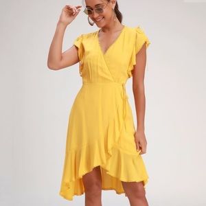 Brand New With tags Lulu’s wrap dress